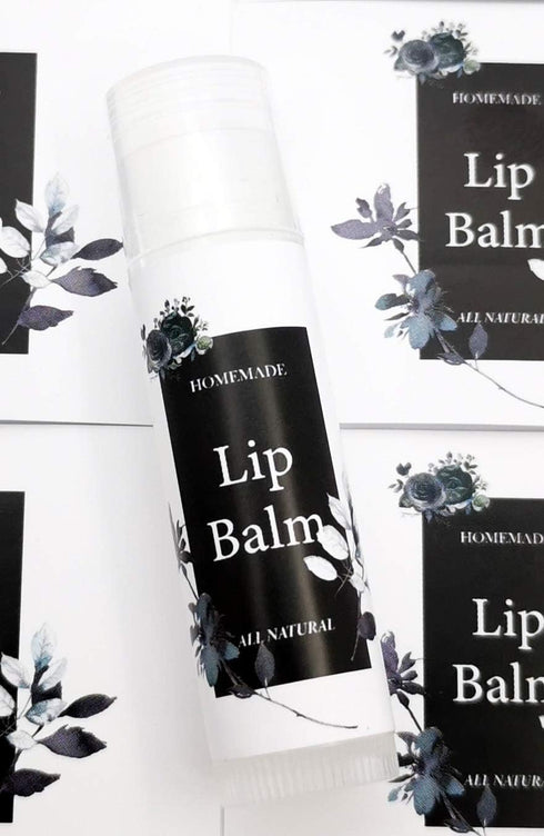 Homemade Skincare Products Adhesive Labels Stickers for Lip Balm Container Tubes 20pcs (Simple Elegance)...