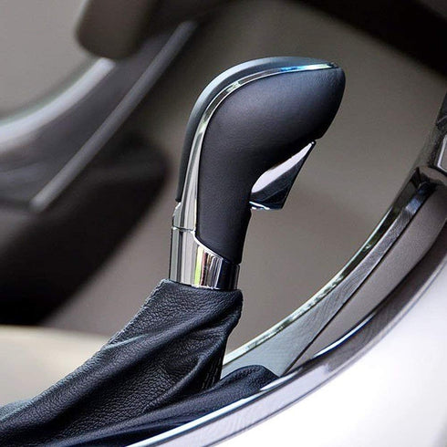 Automatic Gear Stick Shift Knob,Qiilu Car Gear Shifter Knob Head Handle Lever for Insignia 2009-2013 Brown...