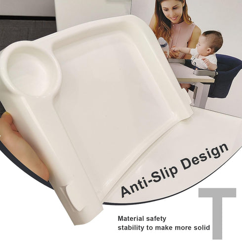 Fast Dining Tray, Indispensable Accessory for Hook on High Chair- Make Meal Easy for Child, Removable Dining Tray - Easy to Carry and Install, Non...