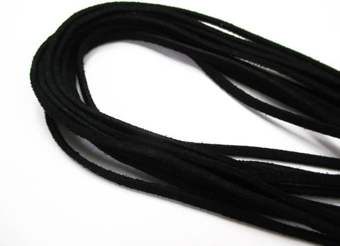 ALL in ONE 10pcs Faux Leather Suede Cord Necklace with Lobster Clasp Extended Chain (25", Black)...