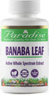 Paradise Herbs, Banaba Leaf, 12:1 Concentrated Extract, 250 mg, Vegan, Gluten-Free, Non-GMO, 180...