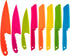 JOVITEC 8 Pcs Kid Cooking Kitchen Knife Set, Plastic Serrated Edges Children's Safe Chef Nylon Knives for Cutting Fruit Bread Cake Salad Lettuce K...