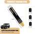 1 PC Car Shift Converter, 7" Alloy Personalized Easy Grip Gear Long Handle with 3 Thread Adapter, Smooth Operation Shift Knob Replacement, Univers...