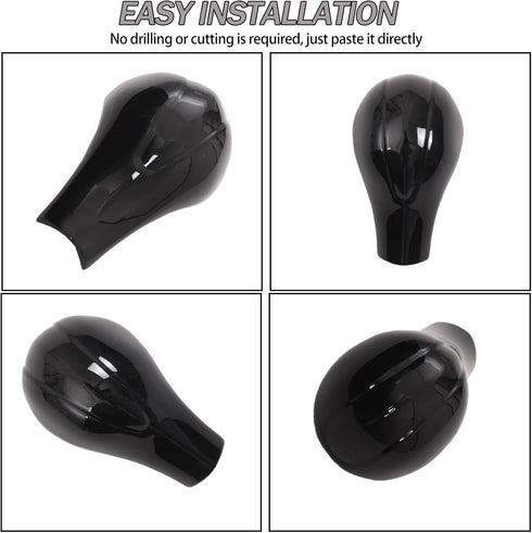 ABS Gear Shift Knob Head Cover Compatible with Infiniti QX80 2013-2017/Nissan Touareg Gear Shift Knob Head Cover Cap,Car Gear Handle Head Gear Lev...