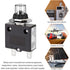 15Amp Electric Button Breaker 125/250V AC 50V DC Push Button Circuit Breaker Thermal Overload Protector with Manual Reset, for Power Strips - 4PCS...