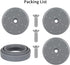 3 Pack Commercial Spray Valve Repair Kit for Most Commercial Sink Pre-Rinse Sprayer Spray Face Bumper and Screw Repair Part 1.42 GPM, Grey...
