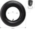 Heavy Duty 4.80-8/4.00-8 Inch Replacement Tire Inner Tube, 4.80/4.00-8 Innertube with TR87 Angled Valve for Wheelbarrows, Mowers, wagons and More ...