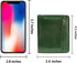 Itslife Women's Rfid Blocking Small Compact Bifold Leather Pocket Wallet Ladies Mini Purse with id Window (Waxed Dark Green)...