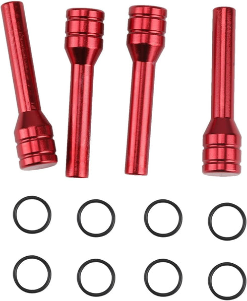 4Pcs Car Door Lock Knobs, Automotive Inner Door Pull Pins Decor, Aluminum Alloy Inner Door Lock Pull Pins, Suitable for Most Cars SUVs Accessory (...