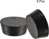 MECCANIXITY Rubber Tapered Plug 54mm to 64mm Solid Test Tubes Bungs Stopper Black for Lab Home 5 Pieces...