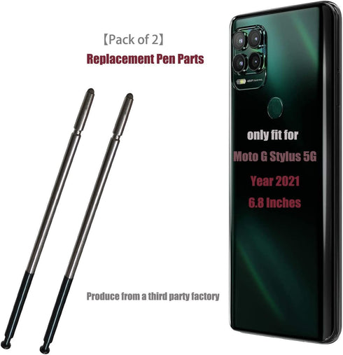 (2pcs Pack) XT2131 Stylus Replacement pens,Stylo Replacement Pen Parts for Motorola Moto g Stylus 5g 2021 XT2131...