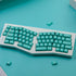 114 Keys PBT Doubleshot Keycaps Cherry Profile Mint Blue Keycap Set Fit for Cherry Mx Switches Alice Keyboard Mechanical Keyboards...