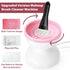 Makeup Brush Cleaner Machine, Electric Makeup Brush Cleaner Machine, Quick & Efficient Cleaning for Makeup Brush, Makeup Sponge, Double Brush, Mot...