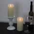 Flameless Candles Flickering 3D Moving Flame, Last 1000+ Hours Battery Operated Candles with Timer, Ivory Real Wax Electric LED Pillar Candles for...