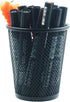 6 Pack Wire Mesh Desktop Pen Pencil Holder,Makeup Brushes Storage Cup,Office Stationery Organizer...