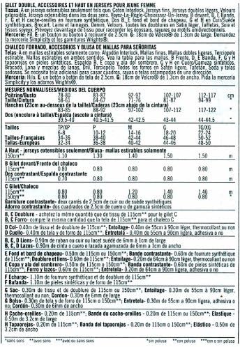 Simplicity 9885 Sewing Pattern Vest Hat Scarf Bag Earmuffs Knit Top Size 6 - 16 Bust 30 1/2 - 38...