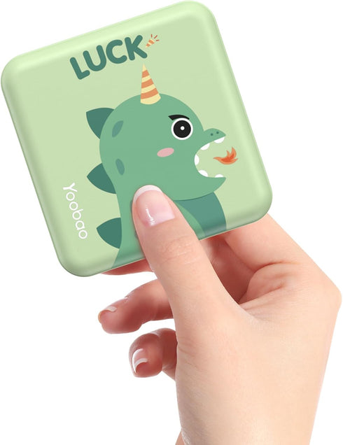 Yoobao Portable Charger 10000mAh, Cute Power Bank USB-C for Girls Travel, 2 Outputs & 2 Inputs (5V/2.1A), Mini Phone Battery Pack for iPhone 14/13...
