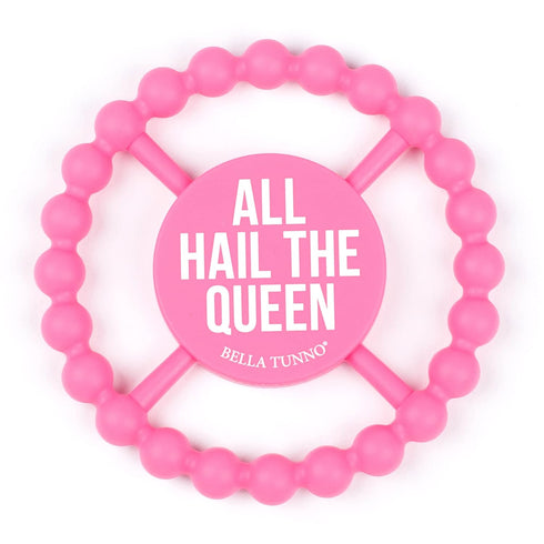 Bella Tunno Happy Teether for Girls– Soft & Easy Grip Baby Girl Teether Toy, Silicone Teether Ring to Help Soothe Gums, Non-Toxic and BPA Free, Al...