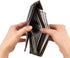 BULLCAPTAIN Genuine Leather Men Wallet Short Design Bifold Wallets Credit Card Holder for Mens (Brown)...