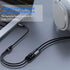 3.5mm Mic and Headphone Jack Splitter, Audio Y Splitter Adapter Extension Cable for Gaming PC, PS5, PS4, Xbox Series X, One S, Tablet, Mobile, Gam...