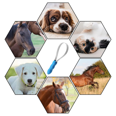 Dual-Sided Shedding Blade Shedding Blade Horse Hair Brush Horse Shedding Tool Dog Grooming Tool with Soft Touch Grip Handle for Pets Grooming Tool...