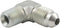 Allstar Performance Fitting, Adapter, 90 Degree, 3 AN Male to 1/8 in NPT Male, Steel, Zinc Oxide, Each (ALL50018)...