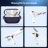 R-fun Airpods Pro Case (2nd/1st Gen,2023/2022/2019) with Secure Lock & Cleaning Kit, Music Headset Earphone Protective Case Cover Compatible with ...