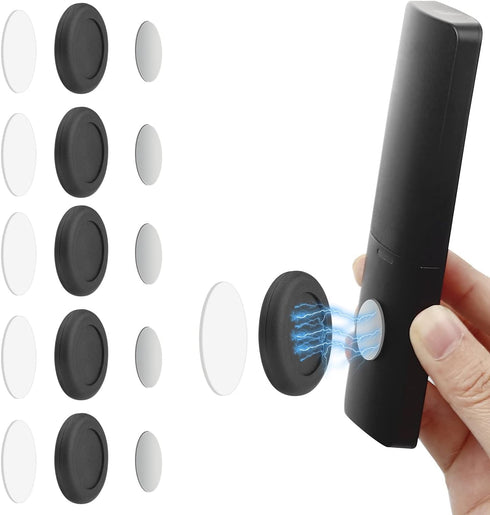 WALLFID 5 Pack N52 High Magnetic Remote Control Holder Wall Mount Holders Hole-Free Phone Charging Organizer Storage Containers For Home Office Sc...