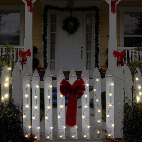 Solar String Lights, LED Christmas String Light in Fairy String Lights Waterproof, Room Decoration Light Curtain Light for Indoor, Outdoor, Weddin...