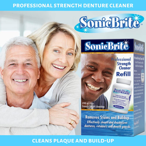 High Intensity Dental Cleaning Powder — Freshen Your Dentures, Retainers, Night Guards and Aligners — Powerful Formula Removes Stains, & Plaque...