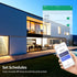 Jinvoo WiFi Smart Wall Light Switch, Remote Control, Glass Panel, 2.4GHz Wi-Fi Touch Switch, Neutral Wire Required, Works with Alexa and Google As...