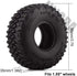 INJORA 4Pcs 1.55" Soft Rubber Wheel Tires 1.55 Inch Tyre for RC Crawler Car D90 TF2 Tamiya CC01 LC70 LC80...