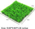 kathson 3 PCS Aquarium Grass Mat Decorations Artificial Plastic Lawn Ornament Landscape Green Plants Decoration for Saltwater Freshwater Tropical ...