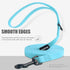 Small Dog Dog Leash with Electroplated Black Hardware, Lightweight Dog Leash with Traffic Handle, 10FT Waterproof Blue Dog Leash Coated with Durab...