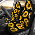 Car Front Seat Covers, Universal Blue 3D Animal Wolf PrintingCar Seat Protector Seat Cushion Full Cover Fit Most Car,Truck,SUV,Van (Sunflower-2PC)...