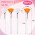 60 Pcs Fan Facial Brush Multi Use Mask Brush Slim Soft, Face Mask Applicator Makeup Cosmetic Skincare Tools for Women Girls Esthetician Mud Clay M...
