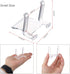 Hipiwe 10 Packs Acrylic Easel Stands Belt Buckle Display Easel Clear Display Easel Holder for Belt Buckles Badges Coins Medals Sport Trading Cards...