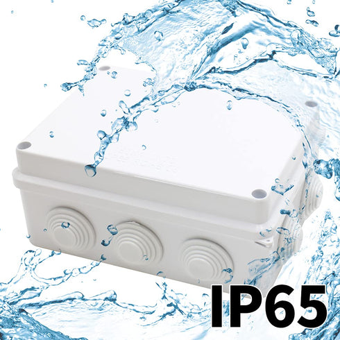 MAKERELE IP65 Watertight Electrical Box Plastic Waterproof Dustproof Universal Electrical Project Enclosure White 5.9”×4.3”×2.8”inch(150×110×70mm)...