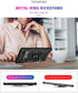 Pixel 6 Pro Case, Google Pixel 6 Pro Case with 3D Curved HD Screen Protector, Androgate Military-Grade Ring Holder Kickstand 15ft Drop Tested Shoc...