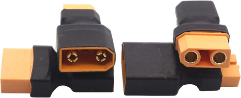 2Pairs ShareGoo RC XT90 to XT60 Plug Male Female Adapter Connector Compatible with RC FPV Drone Car Lipo NiMH Battery Charger...