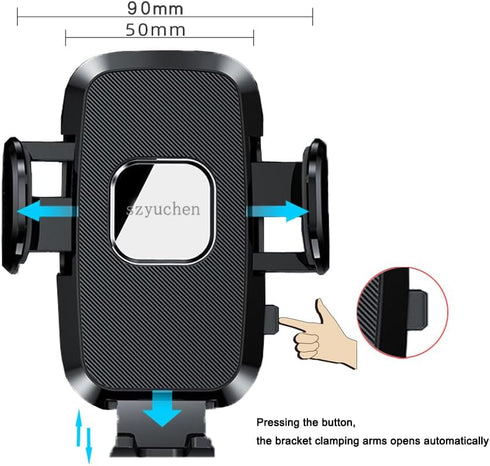 Car Cell Phone Holder Mount fit for Ford F150 F-150 Maverick Bronco/Bronco Sport Ranger Explorer Escape Edge Fusion Expedition F250 F350 Super Dut...