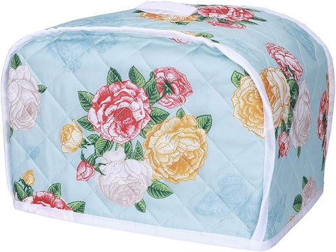 Toaster Cover 2 Slice,Quilted Toaster Covers Bread Maker Cover,Kitchen Small Appliance Covers,Microwave Toaster Oven Cover for Most Standard 2 Sli...