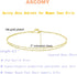 ASCOMY Ankle Bracelets for Women 14K Gold Plated Anklet for Women Silver Layered Shining Tennis Anklet Dainty Beaded Bar Dot Pearl Satellite Link ...