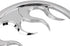 1 Pair Front Chrome Motorcycle Flame Speaker Grill Accent Trim Cover for Harley Touring Electra Street Glide Ultra Limited & Trike 2014-2023...
