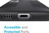 Speck Black Samsung Galaxy S22 Case - Drop Protection, Extra Grip, Scratch Resistant & Shock-Absorbent Case for Galaxy S22 Phones - Slim Design Gr...