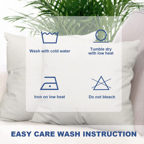 Batmerry Winter Pillow Covers 18x18 Inch Set of 2, Mysterious Winter Landscape Majestic Mountains in Magical Snow Double Sided Decorative Pillows ...