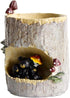 Flower Pot Succulent Planters Tree Hole Pots Resin Flower Plant Pot Office Home Garden Decoration (Bear)...