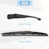 ACROPIX Rear Windshield Wiper Blade Arm Replacement Set OEM Quality Fit for Honda CR-V 2012-2016 - Pack of 2...