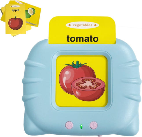 Toddler Flash Cards Educational Toys,WONFAST 56PCS Audible Sight Words Flashcards Preschool Language Learning Early Machine Electronic Interactive...
