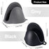 4PCS Silicone Oven Mitts Heat Resistant,Mini Oven Mitts Rubber Oven Glove for Kitchen Frying Cooking Baking BBQ (Black+Grey)...